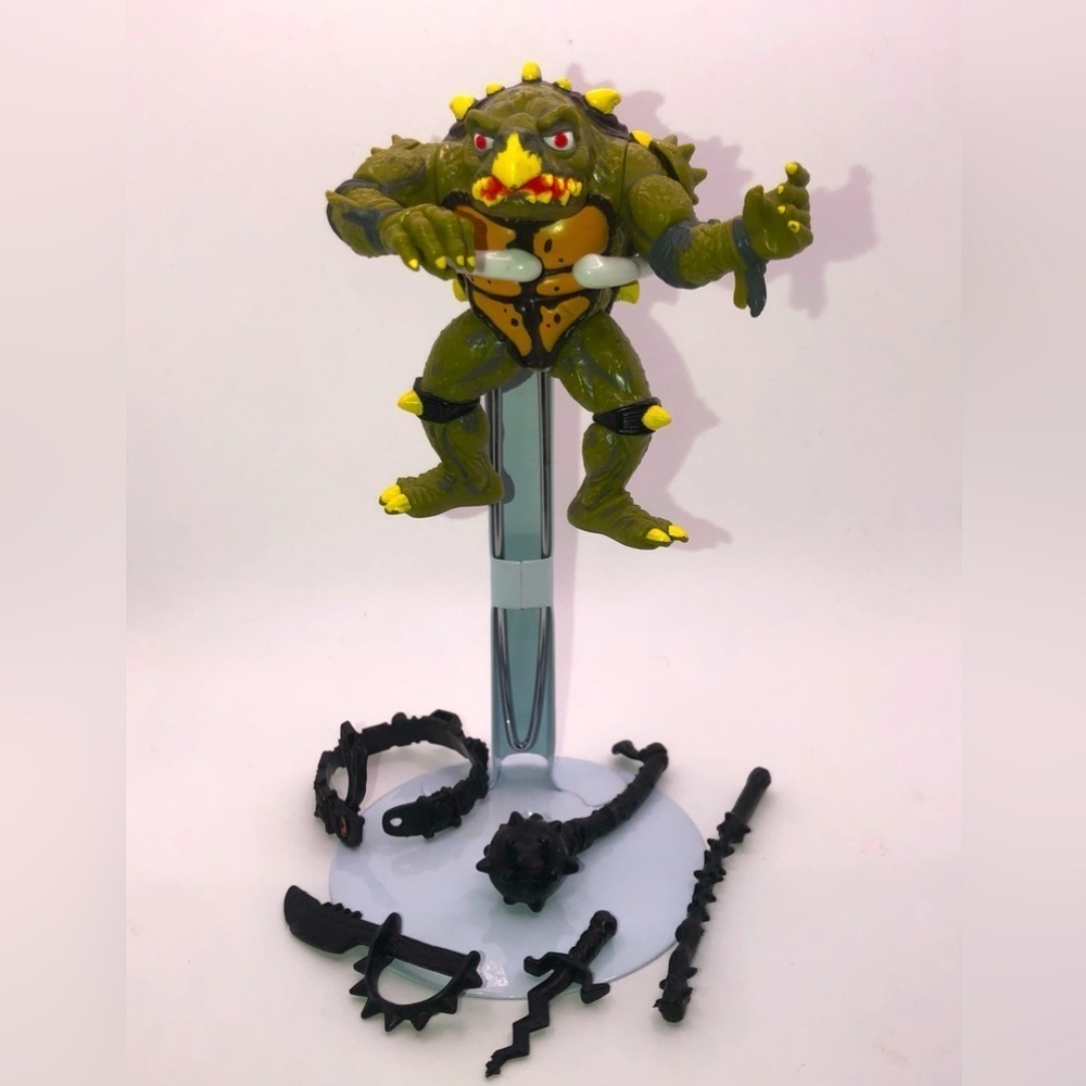 90S TMNT Tokka the Sinister Action Figure 100% Complete w Accesories